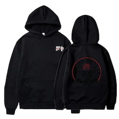 Inspired by BAKI Hanma Yujiro Hoodie Cartoon Manga Anime Front Pocket Graphic Hoodie For Men's Women's Unisex Adults' Hot Stamping 100% Polyester Street Daily Lightinthebox