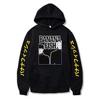 Inspired by Banana Fish Ash Lynx Eiji Okumura Anime Cartoon Polyster Print Harajuku Graphic Kawaii Hoodie For Women's / Men's miniinthebox - thumbnail