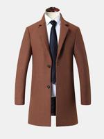 Business Casual Wool Trench Coat