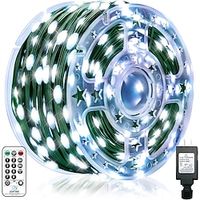 100m Outdoor Waterproof LED Light Strips String Lights Christmas String Lights 1000 LEDs 329FT White Creative String Lights Holiday Lights Party Holiday Wedding 29V miniinthebox - thumbnail
