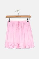 Kids Girls Ruffle Hem Skirt  Pink - thumbnail