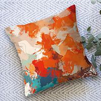 Double Side Cushion Cover 1PC Soft Decorative Square Throw Pillow Cover Cushion Case Pillowcase for Sofa Bedroom Livingroom Outdoor Superior Quality Machine Washable Outdoor Cushion for Sofa Couch Bed Chair Lightinthebox - thumbnail