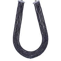 Sri Jagdamba Pearls Blue Sapphire Gemstones Necklace - JPJAN-20-297