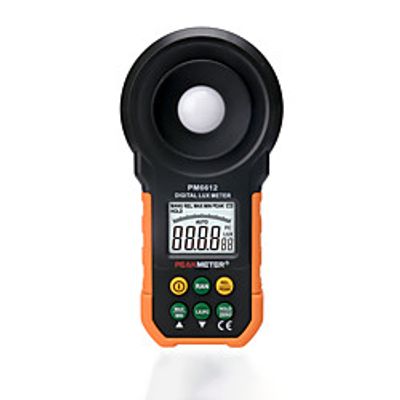 PEAKMETER PM6612 Digital LUX Meter 200,000 Lux Light Meter Test Spectra Auto Range High Precision Digital Luxmeter Illuminometer Measure miniinthebox