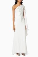 One Shoulder Sequin Gown - thumbnail
