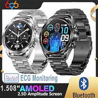 696 NX16 Smart Watch 1.58 inch Smart Band Fitness Bracelet Bluetooth ECGPPG Pedometer Call Reminder Compatible with Android iOS Men Hands-Free Calls Message Reminder IP 67 50mm Watch Case Lightinthebox