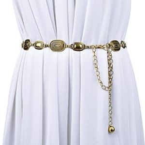 Knight Ritter Retro Vintage Medieval Renaissance Waist Chain Chain Belts Women's Costume Waist Chain Vintage Cosplay Casual Daily Belt Masquerade miniinthebox