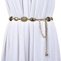 Knight Ritter Retro Vintage Medieval Renaissance Waist Chain Chain Belts Women's Costume Waist Chain Vintage Cosplay Casual Daily Belt Masquerade miniinthebox - thumbnail