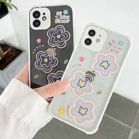 Phone Case For Apple Back Cover iPhone 12 Pro Max 11 SE 2020 X XR XS Max 8 7 Shockproof Dustproof Cartoon Graphic Flower TPU miniinthebox - thumbnail
