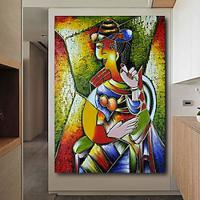 Oil Painting Handmade Hand Painted Wall Art Modern Figure Lover People Home Decoration Decor Rolled Canvas No Frame Unstretched Lightinthebox