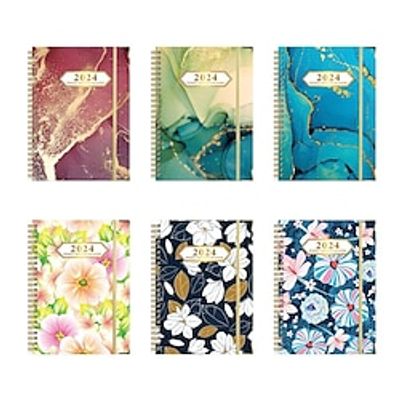 2024 Calendar Large Annual Yearly Planner 12 Monthly Twin-Wire Binding Calendar January to December for Easy Planning STA miniinthebox