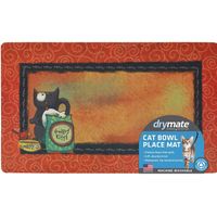 Drymate Cat Place Mat Hungry Kitty 12X20 Inches