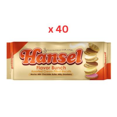 Rebisco Hansel Sandwich Flavor Bunch (10*31G) 310G Pack of 40