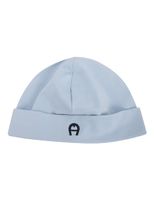 Logo Pima Cotton Baby Cap - Blue - thumbnail