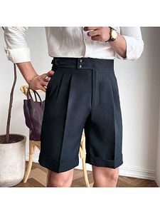 Gentleman Elegant Business Casual Shorts Men Shorts