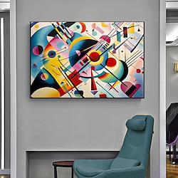 Wassily Kandinsky Composition Hand painted Reproduction Painting Large Size Canvas Home Wall Art Bedroom Home Wall Decor No Frame Lightinthebox