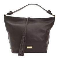 Pompei Donatella Elegant Leather Shoulder Bag in Earthy Brown - PO-5804