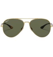 Ray-Ban Arista Gold Medium Polarized Sunglasses - RB3675 001/58 58-14 135 3P-BSRB23619
