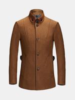Wool Solid Color Slim Jacket