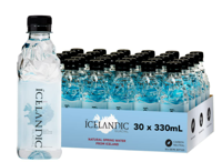 Icelandic Glacial Natural Spring Alkaline Water, Plastic Bottles 30 x 330ml