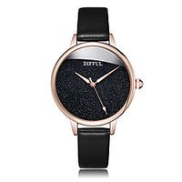 fashion glitter starry sky dial exquisite female watch leather waterproof quartz watch miniinthebox - thumbnail