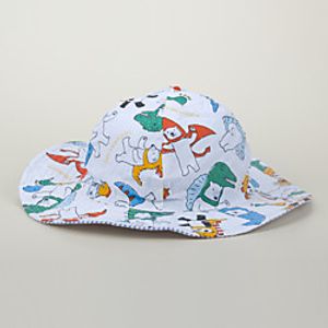 Boys' Girls' Fisherman Hat Hiking Cap 1 PCS Winter Outdoor Sunscreen Breathable Floral  Botanical Printing Cotton Red and White BlueYellow Blue for Fishing Beach Traveling Lightinthebox