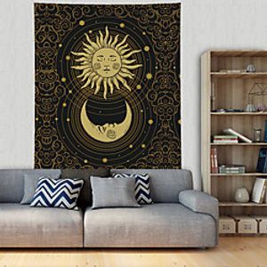 Tarot Divination Wall Tapestry Art Decor Blanket Curtain Hanging Home Bedroom Living Room Decoration Mysterious Bohemian Celestial Moon Sun miniinthebox