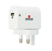 Skross UK USB Charger QC 3.0 White - thumbnail