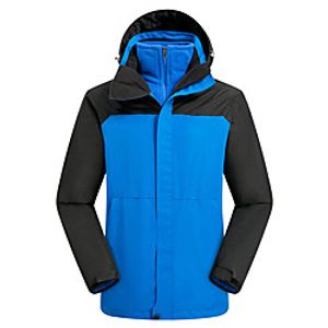 Boys' Girls' Hiking 3-in-1 Jackets Ski Jacket Hiking Fleece Jacket Winter Outdoor Thermal Warm Windproof Quick Dry Lightweight Outerwear Winter Jacket Trench Coat Skiing Ski  Snowboard Fishing Grass Lightinthebox