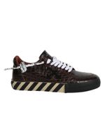 Croc-Embossed Vulcanized Sneakers - thumbnail