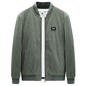 Men's Hiking Jacket Corduroy Jacket Hiking Windbreaker Spandex Winter Outdoor Thermal Warm Windproof Lightweight Breathable Outerwear Trench Coat Top Skiing Fishing Climbing Bean Green Camel Black Lightinthebox