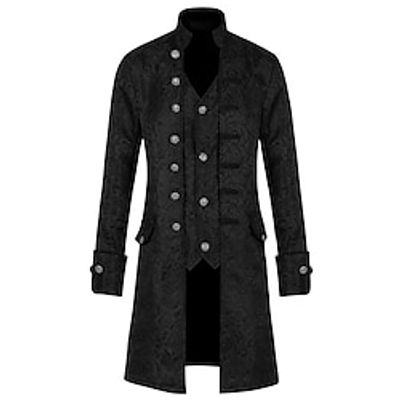 Retro Vintage Punk  Gothic Medieval Steampunk Coat Trench Coat Plague Doctor Women's Cosplay Costume Halloween Party  Evening Coat Lightinthebox