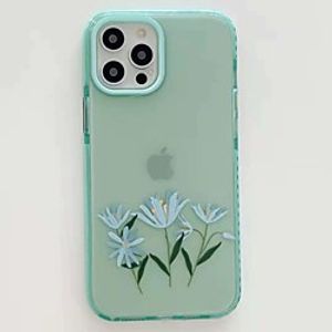 Phone Case For Apple Back Cover iPhone 12 Pro Max 11 SE 2020 X XR XS Max 8 7 Shockproof Dustproof Flower TPU Lightinthebox