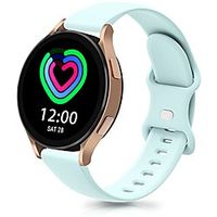 20mm Watch Bands Compatible with Samsung Galaxy Watch 4 Band 40mm 44mmGalaxy Watch 4 Classic 42mm 46mmWatch Active 2 40mm 44mmWatch 3 41mm,Soft Silicone Replacement Samsung Galaxy Strap Women Men Lightinthebox - thumbnail