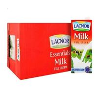 Lacnor Milk Red Long Life Full Cream 1Ltr Pack of 12