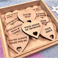 10 Reasons Why I Love You Box Personalised Anniversary, Birthday Gift Mothers Day Gift  Valentine's Day gift Lightinthebox - thumbnail