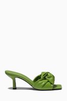 Lana Mules in Gloss Leather