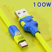6A Fast Charging USB C Cable for IPhone Huawei Xiaomi USB Tape C Cable Quick Charger Data Cord Wire for Oneplus OPPO VIVO miniinthebox