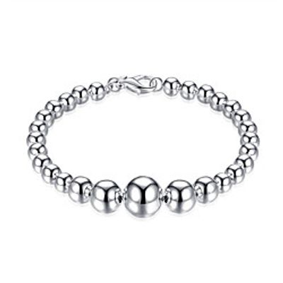 Women's Jewelry Set Beads Silver Plated Earrings Jewelry Silver For Festival 1 set Lightinthebox