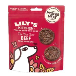 Lily's Kitchen The Best Ever Beef Mini Burgers Dog Treats - 70G