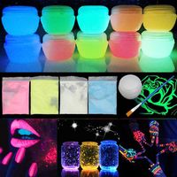 30g DIY Glow Luminous Fluorescent Pigment Face Body Paint Bright Party Decor