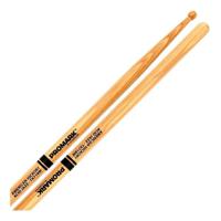 Promark Drumsticks Hickory 718 "Acid Jazz" - Small Rounded Wooden Tip - thumbnail