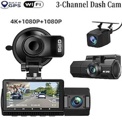 2160P New Design / Wireless / Full HD Car DVR 170 Degree Wide Angle 3 inch IPS Dash Cam with WIFI / GPS / Night Vision Car Recorder miniinthebox