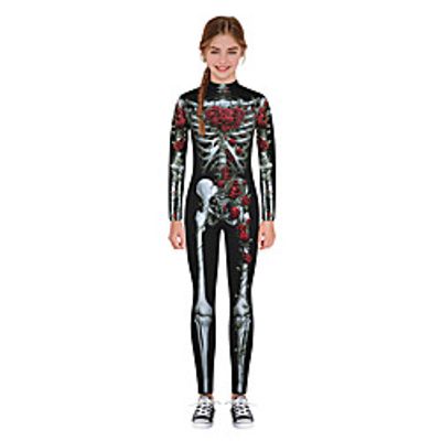 Ghost Cosplay Costume Girls' Movie Cosplay Cosplay Halloween Black Leotard Onesie Zentai Christmas Halloween New Year Polyester Lightinthebox Ghost Cosplay Costume Girls' Movie Cosplay Cosplay Halloween Black Leotard Onesie Zentai Christmas Halloween New Year Polyester Lightinthebox