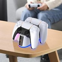Wireless Controller Dual Fast Charging  USB Type-C Charging Dock Holder For Playstation 5 Joystick Gamepad Game Accessories Lightinthebox - thumbnail