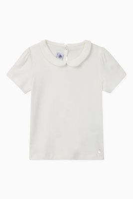 Puff Sleeves Cotton T-shirt Puff Sleeves Cotton T-shirt