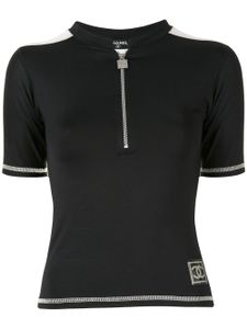 Chanel Pre-Owned Sports Line T-shirt - Black