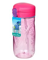 Sistema 520ML Tritan Quick Flip Water Bottle Pink Sistema 520ML Tritan Quick Flip Water Bottle Pink
