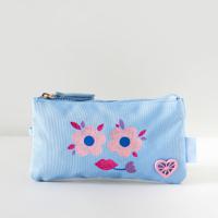 MISS LEMONADE Printed Pencil Case with Zip Closure