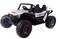 Megastar Ride On 24 V RDX Cruizer Kids Electric Off Road Buggy SX Red 15 inch Wheels - White (UAE Delivery Only) - thumbnail